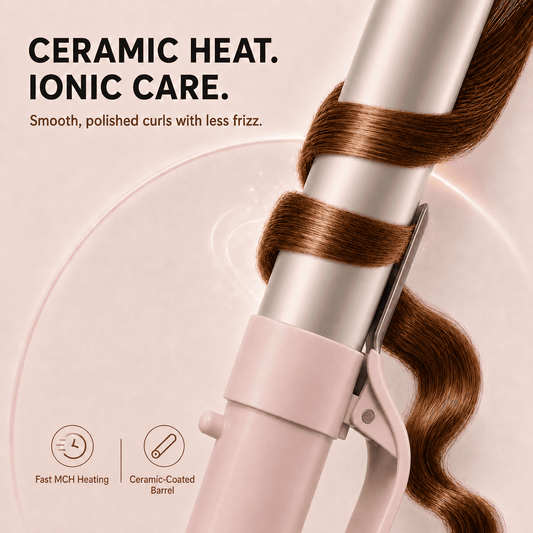 Berlaney Automatic Rotating Curling Iron, 1 ¼ inch Beach Waves Self Wand Curler, Dual Voltage, Best hair curler for All Types Hair, Black