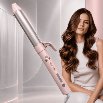 Berlaney Automatic Rotating Curling Iron, 1 ¼ inch Beach Waves Self Wand Curler, Dual Voltage, Best hair curler for All Types Hair, Black